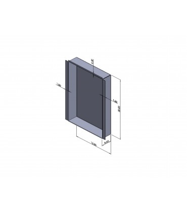 Custom Grill Pan - 20 x 12 x 3 - 14 Ga Stainless