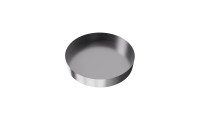 Round Drip Pan - 12" Diameter - Stainless Steel