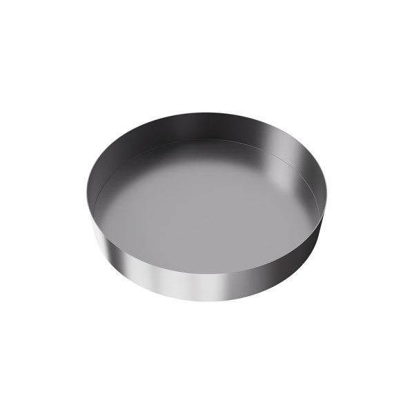 Round Drip Pan - 12" Diameter - Stainless Steel