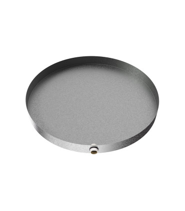 Water Heater Drain Pan - 24" - Galvanized Steel