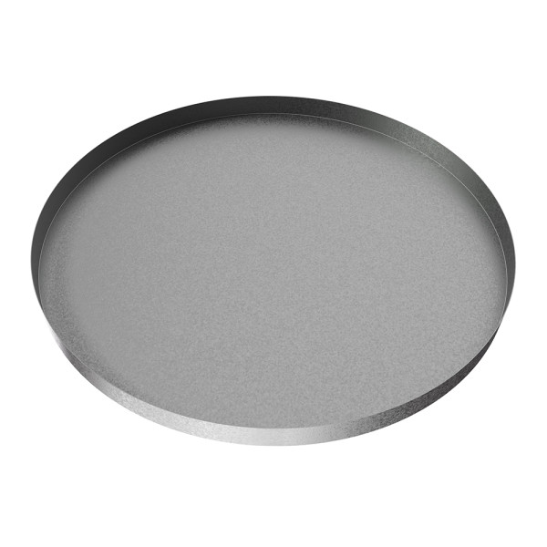 Round Drip Pan - 36" Diameter - Galvanized Steel