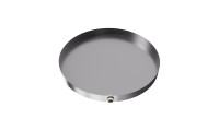 Round Drain Pan - 28" x 2" - Stainless Steel