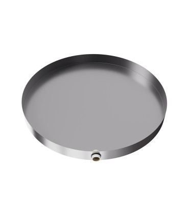 Round Drain Pan - 28" x 2" - Stainless Steel