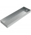 AC Drain Pan - 27" x 8" x 2.5" - Galvanized Steel