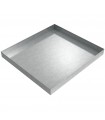 Compact Washer Floor Tray - 27" x 25" x 2.5" - Galvanized Steel