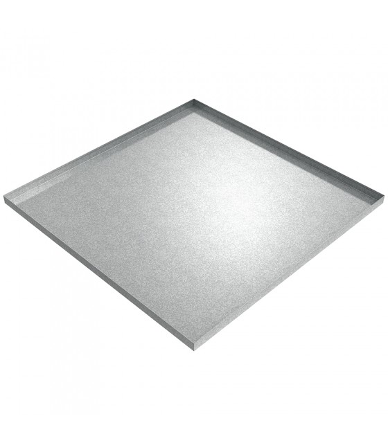 Commercial Fleet Vehicle Drip Pan Killarney Metals   Fleet Vehicle Oil Drip Pan   54 X 54 X 2   Galvanized Steel 