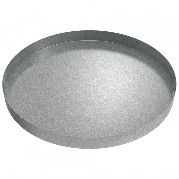 Killarney Metals 24 inch Diameter Round Water Heater Drip Pan, Galvanized Steel 134858