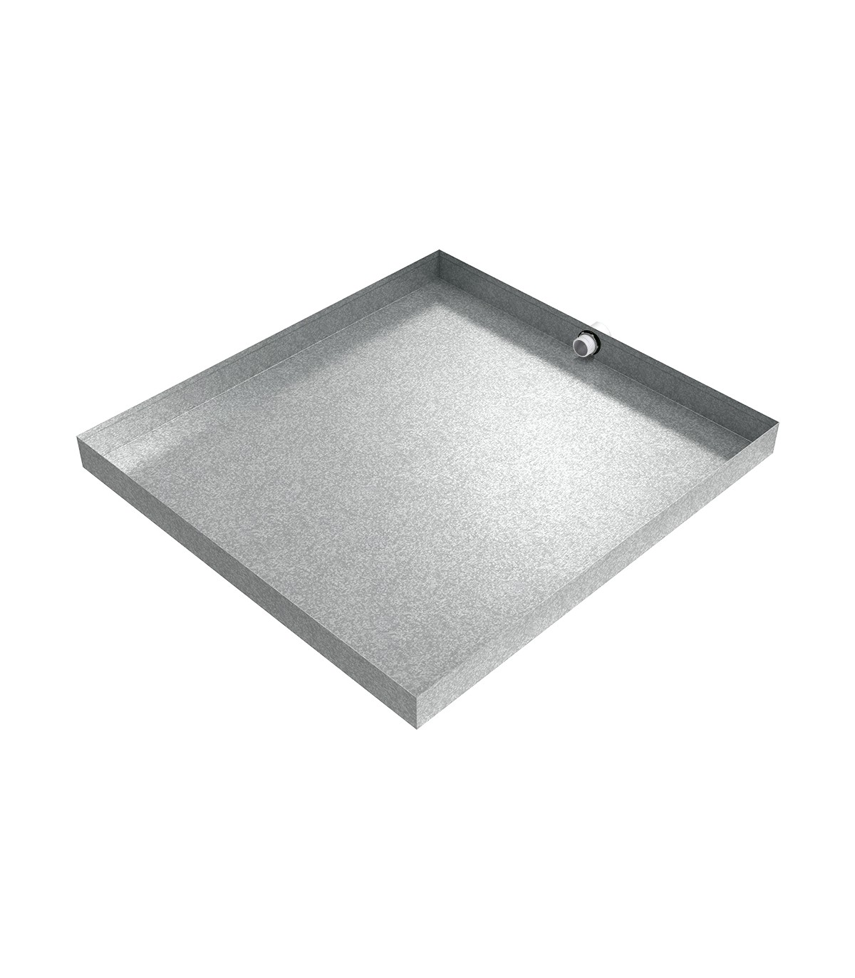 Galvanized Washer Floor Drain Pan | Killarney Metals