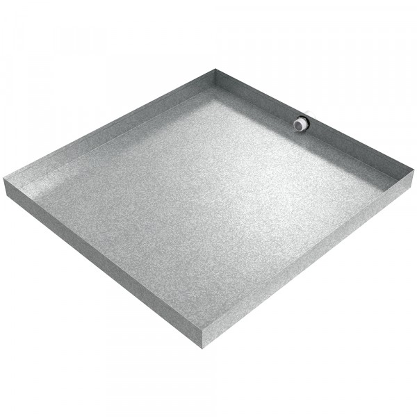 Galvanized Washer Floor Drain Pan