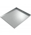 Front-Load Washer Floor Tray with Drain - 36" x 32" - Galvanized Steel